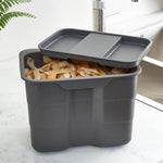 Eco-friendly food waste caddy with lid