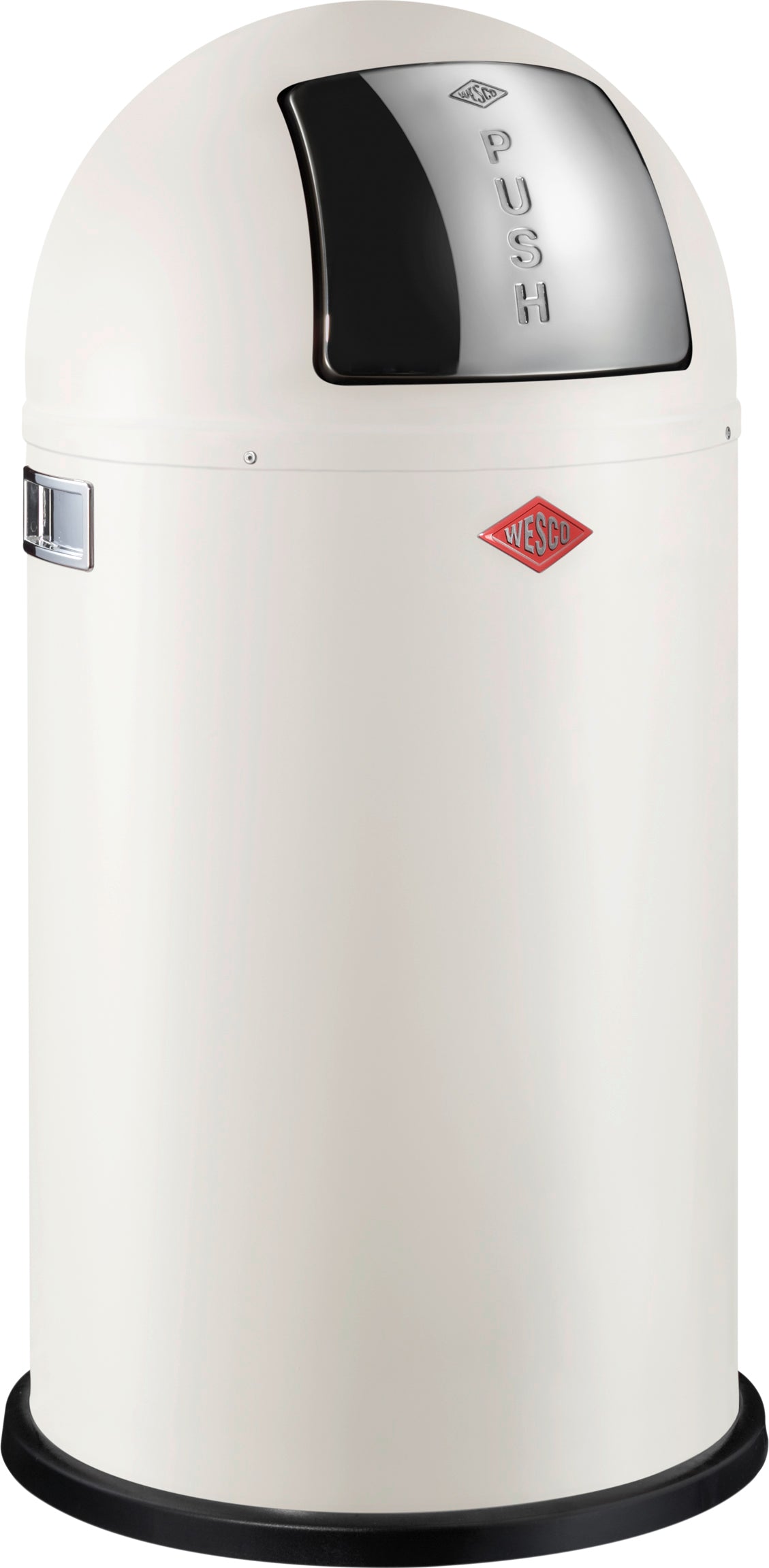 Wesco Pushboy Single Compartment 50L Kitchen Bin: Matt Sand