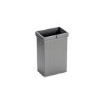 Wesco 8L Inner Bin with Double Handle Alu Grey