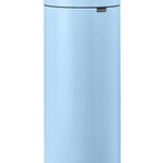 Brabantia Brabantia Single Compartment 30 Litre Round Touch Opening Kitchen Bin in Dreamy Blue: 202728