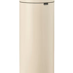 Brabantia Brabantia Single Compartment 30 Litre Round Touch Opening Kitchen Bin in Soft Beige: 149986