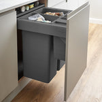 ECO 4-Compartment 80L Integrated Kitchen Recycling Bin for 600mm Cabinet