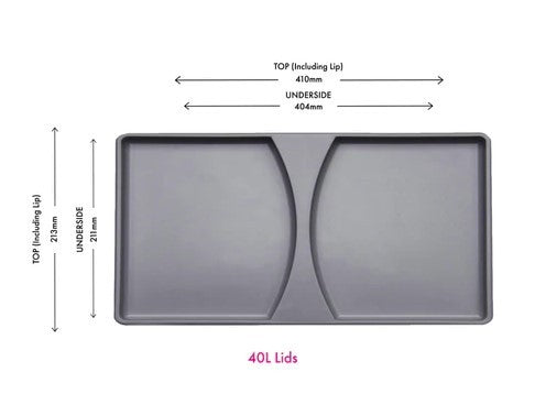 Lid for 40 L Inner Bucket - Light Grey -