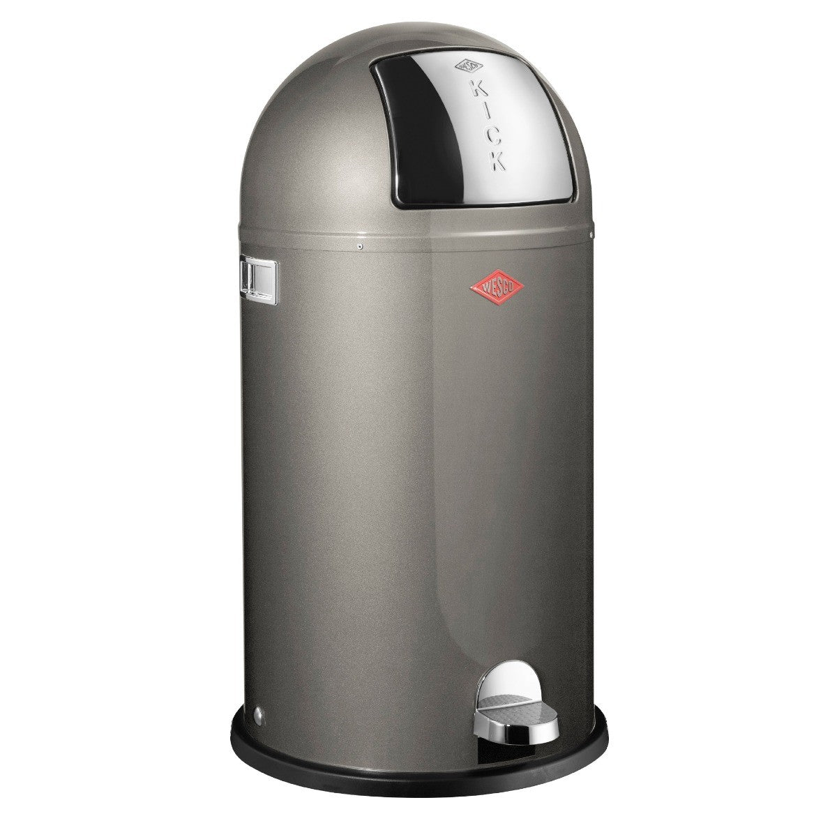 wesco pedal Wesco Kickboy Single Compartment 40 Litre Pedal Bin in Graphite