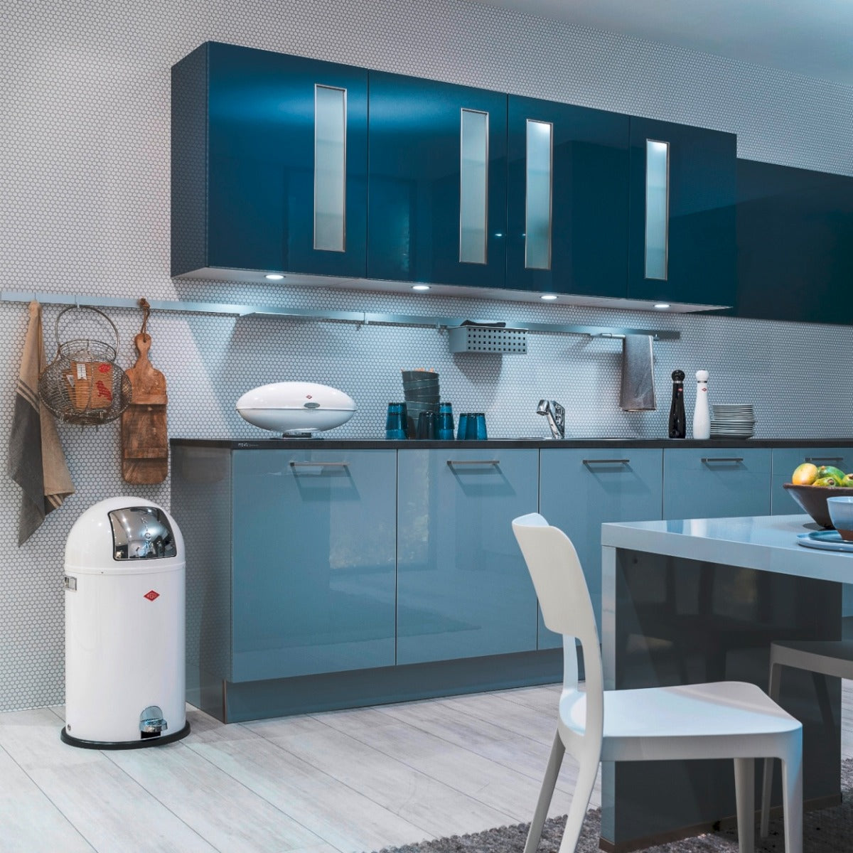 Wesco Kickboy Single Compartment 40 Litre Pedal Bin: Black