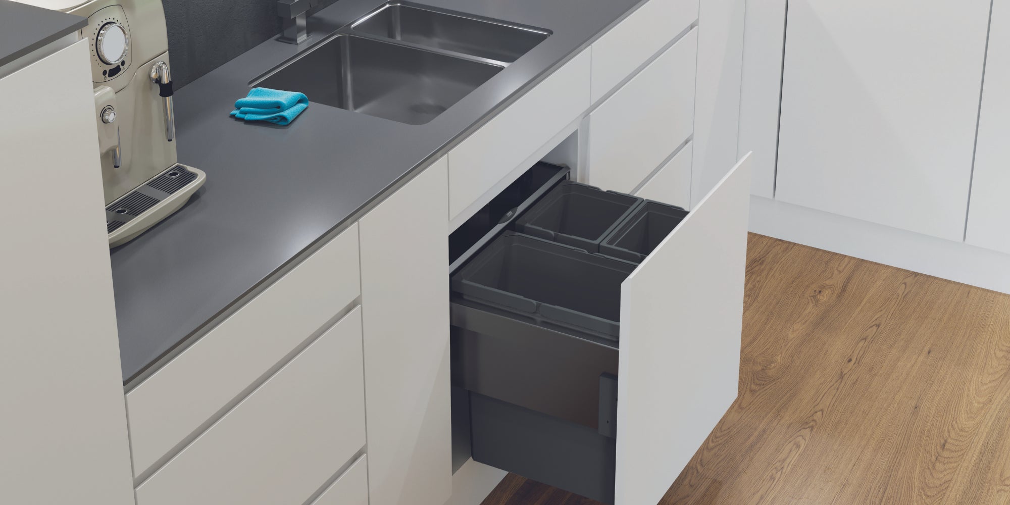 How to Install an In-Cupboard Kitchen Bin