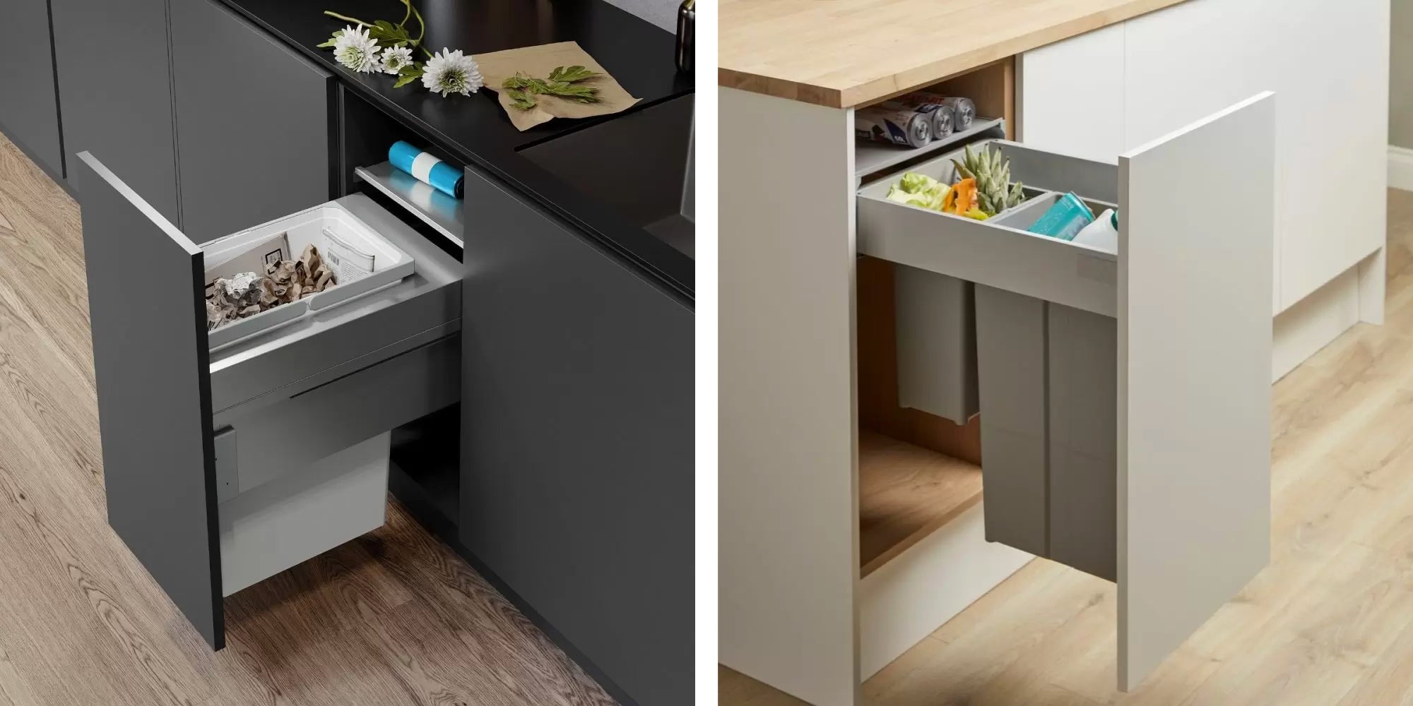 The Best Pull-Out Kitchen Bins for 400mm-Wide Cabinets