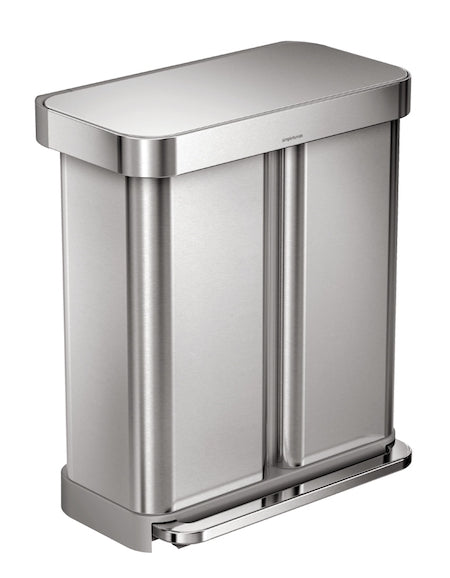 Need a large capacity, smart looking kitchen recycling bin?