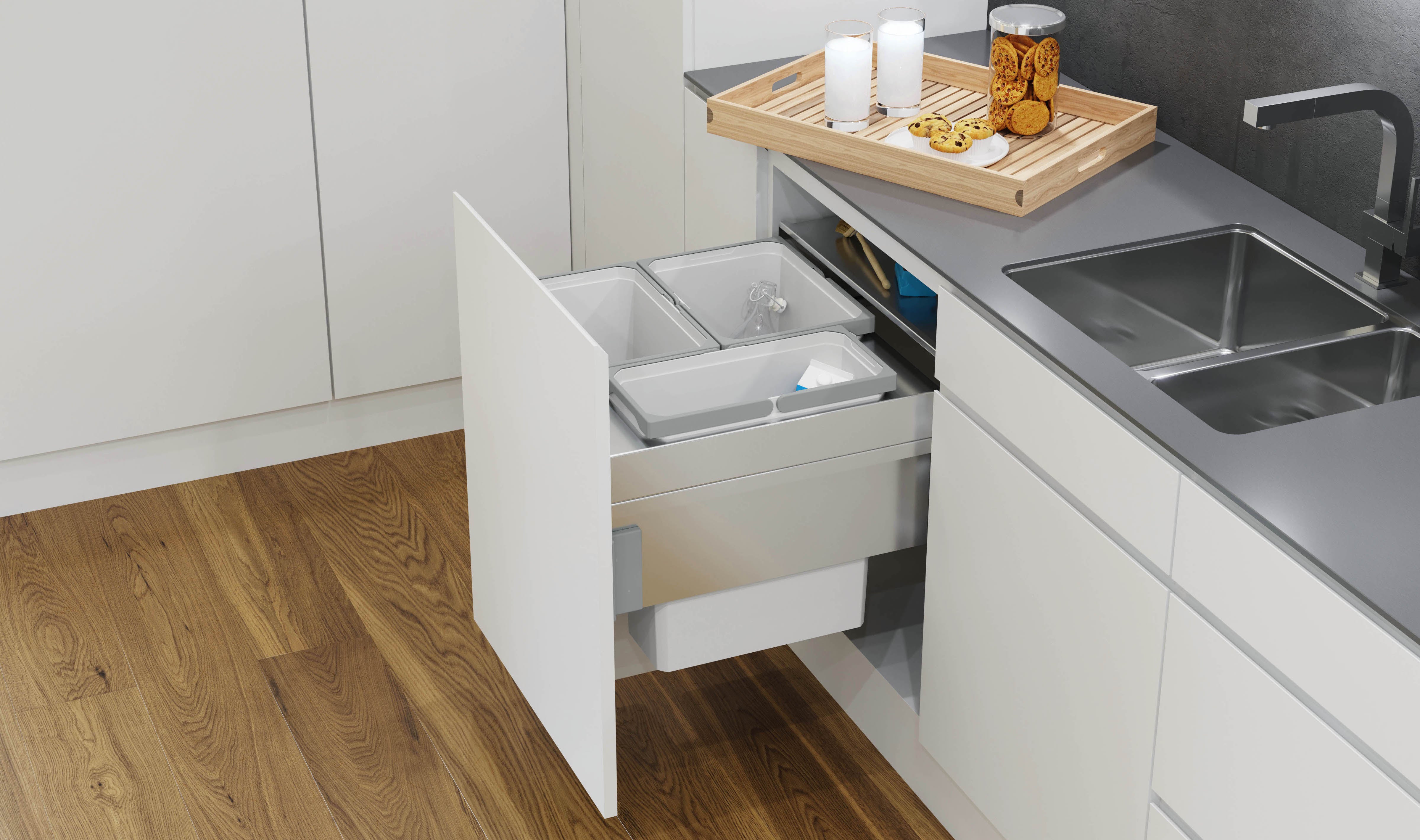 The Best Integrated Pullout Kitchen Bins for 600mmwide