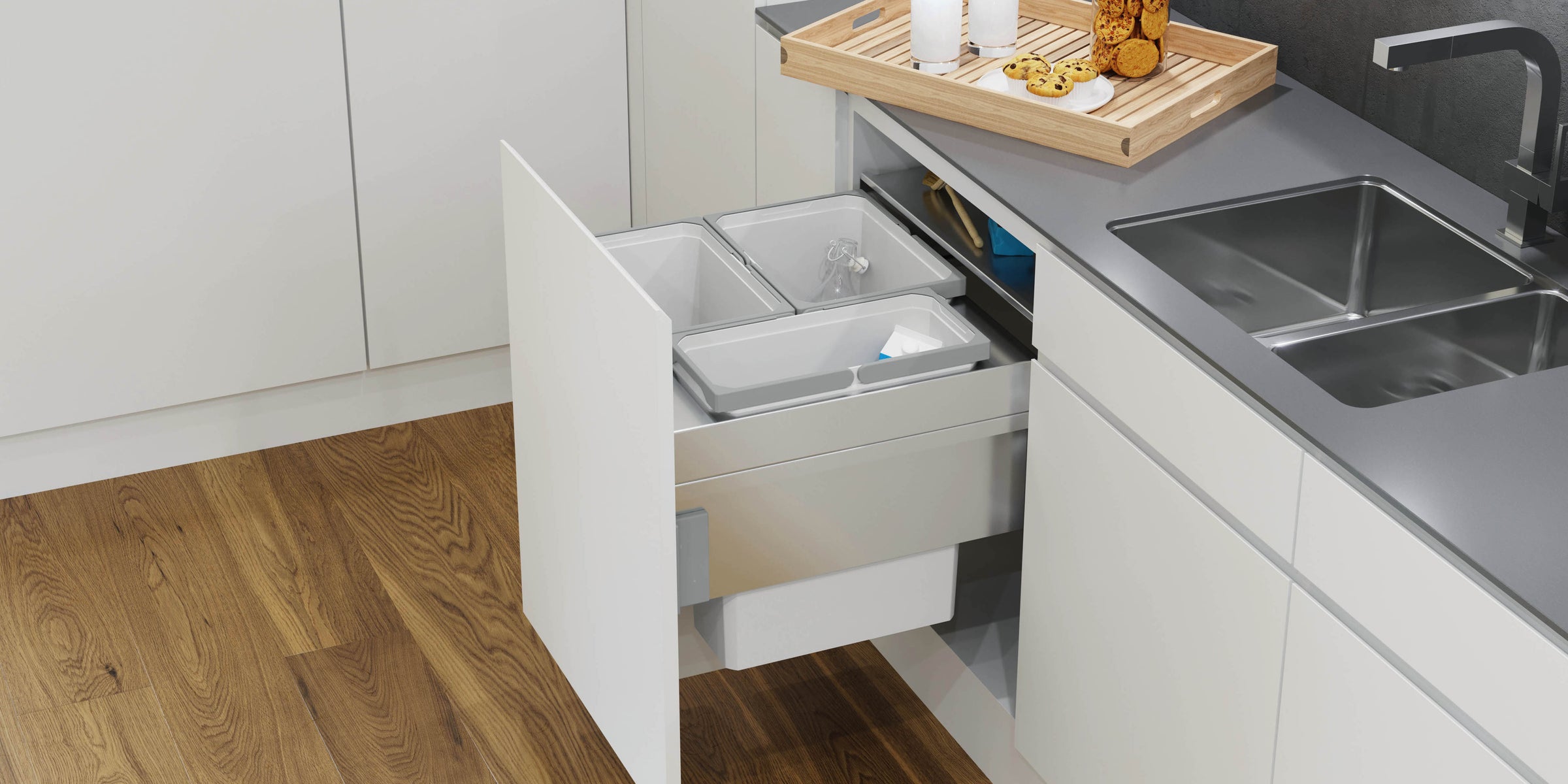 The Best Integrated Pull-out Kitchen Bins for 600mm-wide Cabinets