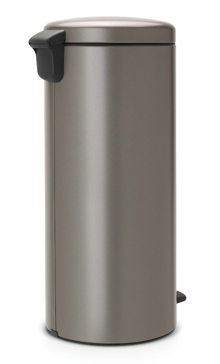 Brabantia New Icon Single Compartment 30L Kitchen Pedal Bin - Platinum
