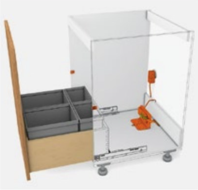 Blum Base Mounted Blum Servo Drive Electric Opening System | Binopolis Ltd