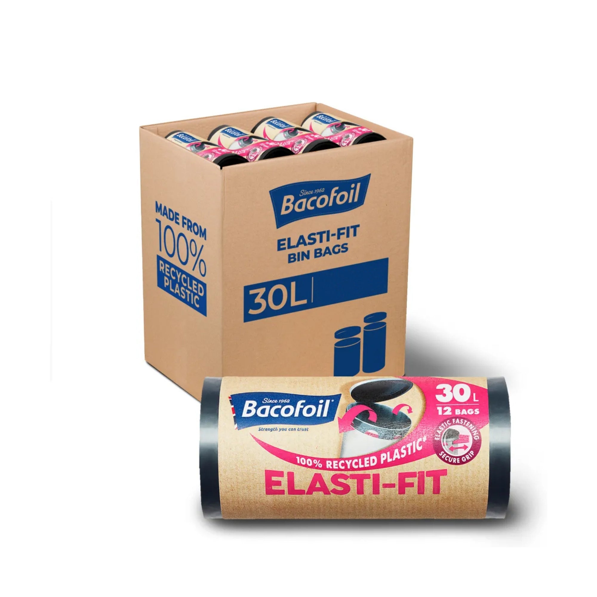Bacofoil Elast-Fit 30L Liner - Box of 16
