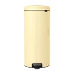 Brabantia New Icon Single Compartment 30L Kitchen Pedal Bin - Mellow Yellow