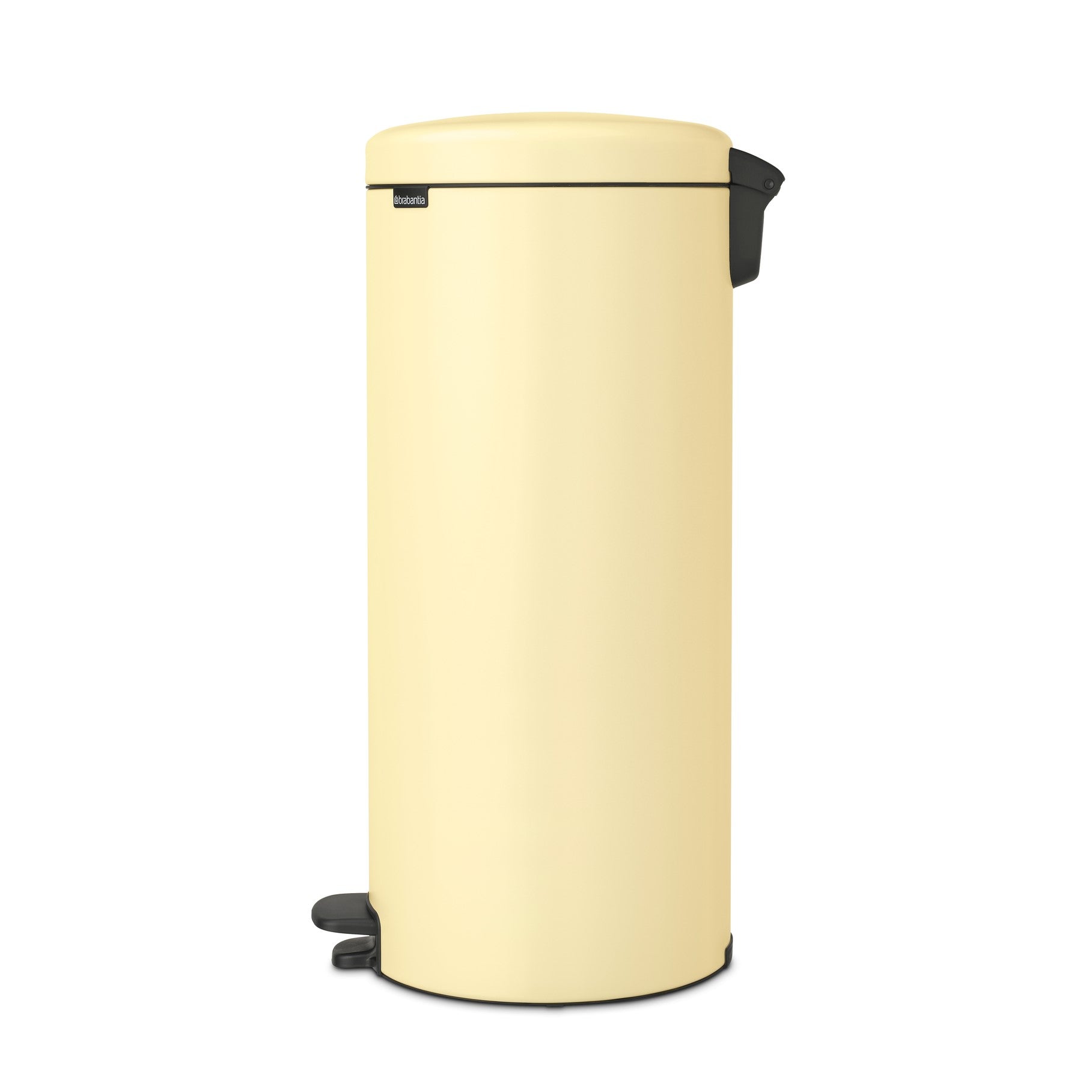 Brabantia New Icon Single Compartment 30L Kitchen Pedal Bin - Mellow Yellow