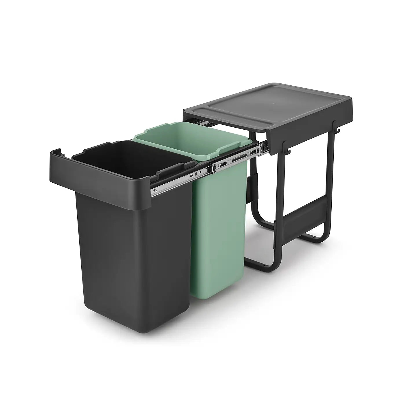 Brabantia 2-Compartment Sort&Go 30L Recycling Bin: 400mm Door