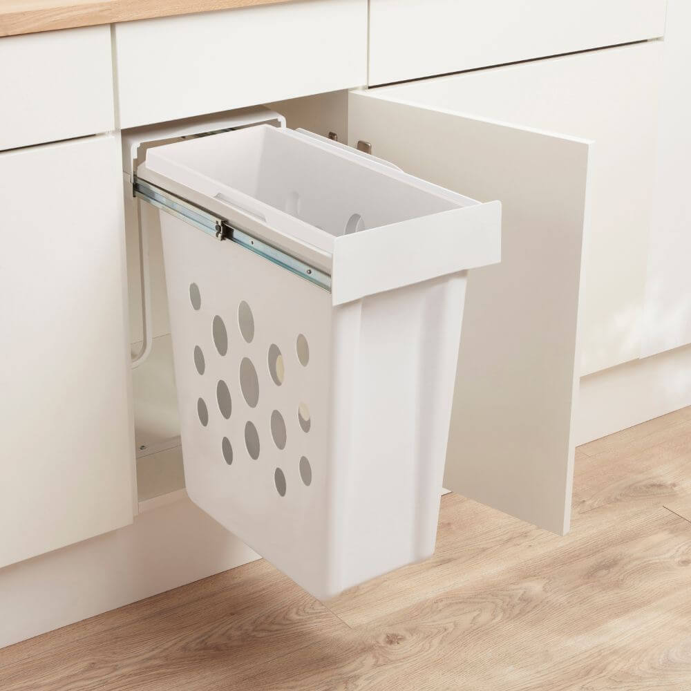 Wesco Laundry Boy Single Compartment 42L Laundry Bin: 300mm Door (minimum)