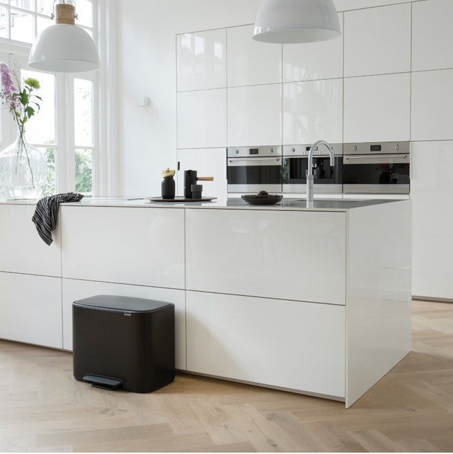 Brabantia Bo Pedal 3-Compartment 33L Kitchen Recycling Bin