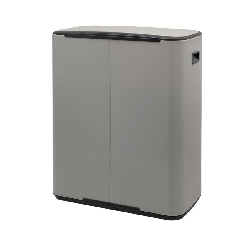 bo pedal bin 2x30 Brabantia Bo Pedal 2-Compartment 60 Litre Recycling Bin