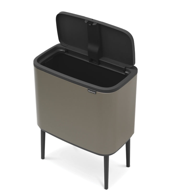 Brabantia Bo Touch Single Compartment Bin 36 Litres - Platinum