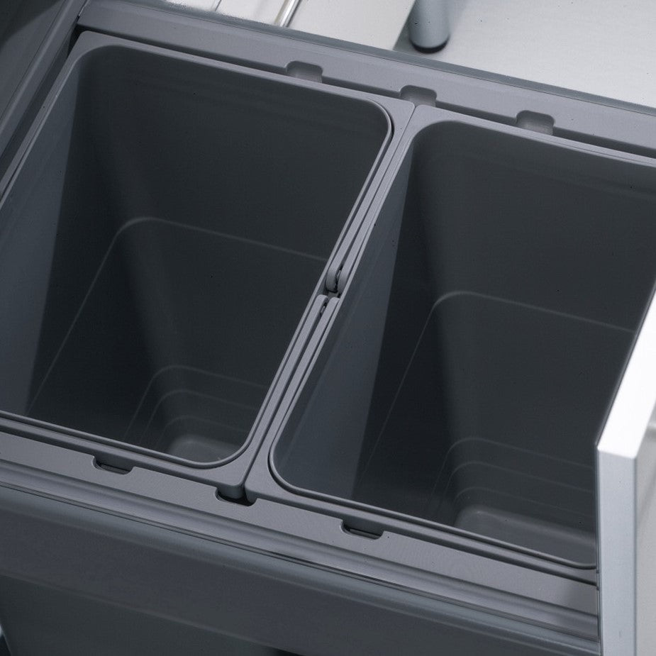 Ninka One2Five Two Compartment 64L Recycler -500mm Door| Binopolis