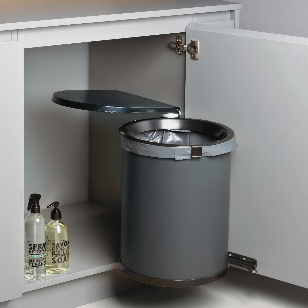 Peka Mullboy 25L In-cupboard Swing Out Bin: 450mm Door