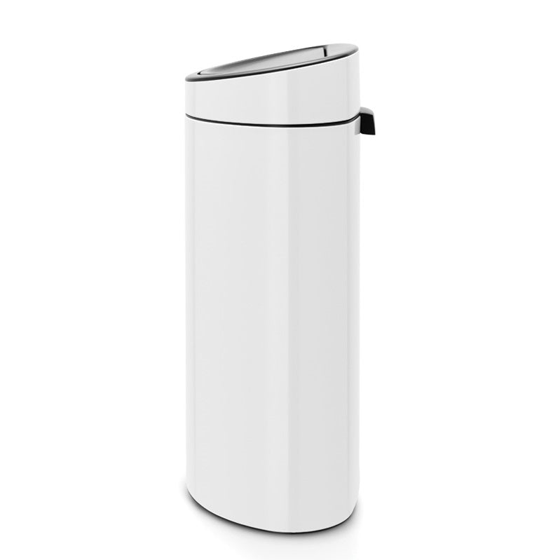 Brabantia Touch Single Compartment 40L Kitchen Bin - White