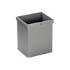 Wesco 29L Inner Bin with Double Handle Alu Grey