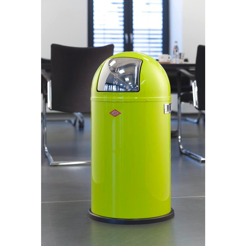 Wesco Pushboy Single Compartment 50L Kitchen Bin: Matt Graphite