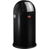 Wesco Pushboy Single Compartment 50 Litre Kitchen Bin in Black: 175831-62