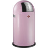 Wesco Pushboy Single Compartment 50 Litre Kitchen Bin in Pink: 175831-26