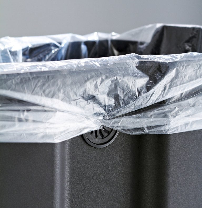 Wesco Big Double Boy 2-Compartment 36L Kitchen Recycling Bin - Matt Sand