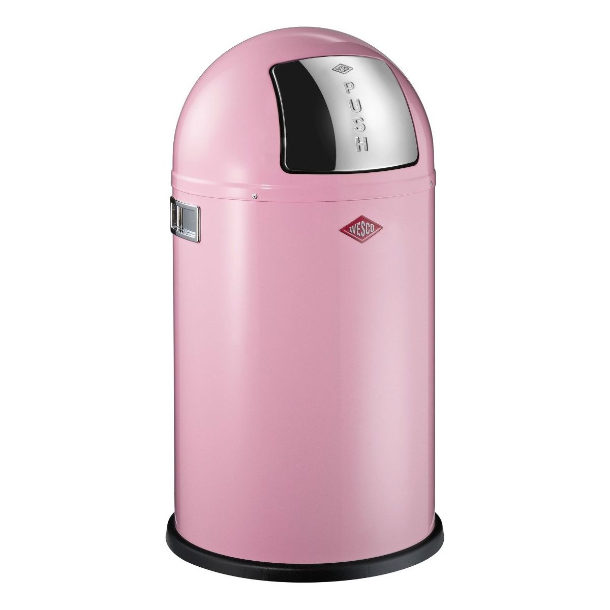 Wesco Pushboy Junior Single Compartment 22 Litre Kitchen Bin in Pink: 175531-26