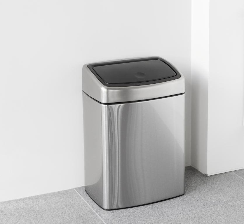 Brabantia Single Compartment 10L Rectangular Touch Bin