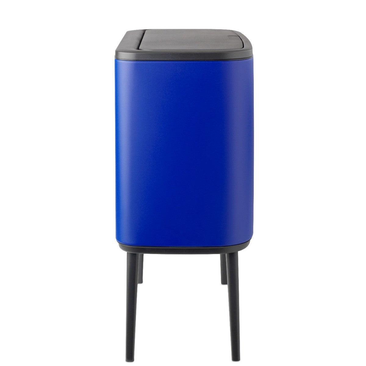 Brabantia Bo Touch 2-Compartment 34L Kitchen Recycling Bin - Mineral Powerful Blue