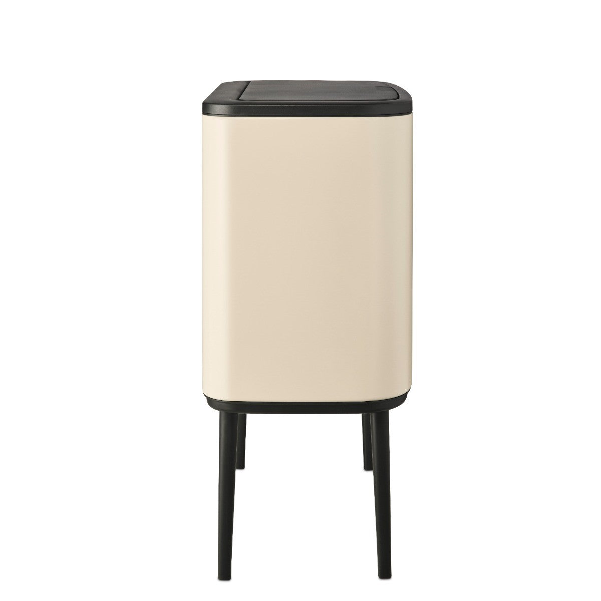 Brabantia Bo Touch 3-Compartment 33L Kitchen Recycling Bin - Soft Beige