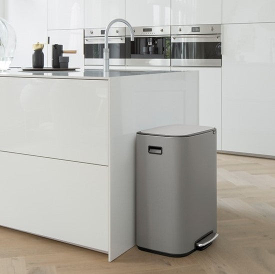 Brabantia Bo Pedal 2-Compartment 60 Litre Recycling Bin