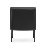 Brabantia Bo Touch 3-Compartment 33 Litre Kitchen Recycling Bin in Black: 316067