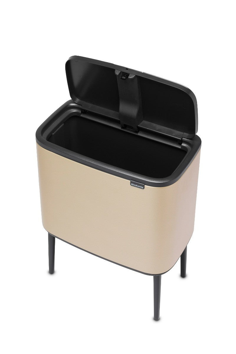 BRABANTIA - Poubelle Touch Touch Bin 30L TAUPE 425004