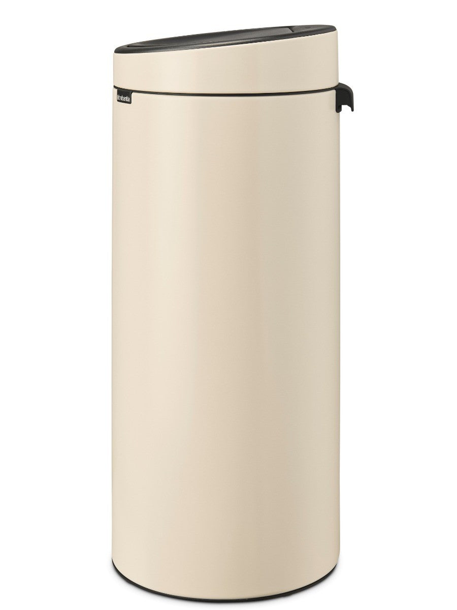 Brabantia Single Compartment 30L Round Touch Bin - Soft Beige