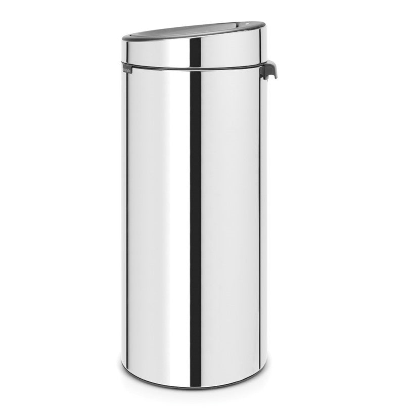 Brabantia Single Compartment 30L Round Touch Bin - Stainless Steel