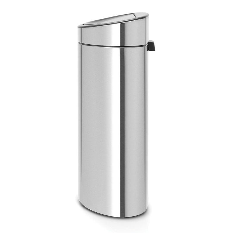 Brabantia Touch 2-Compartment 33L Kitchen Recycling Bin - Matt Steel