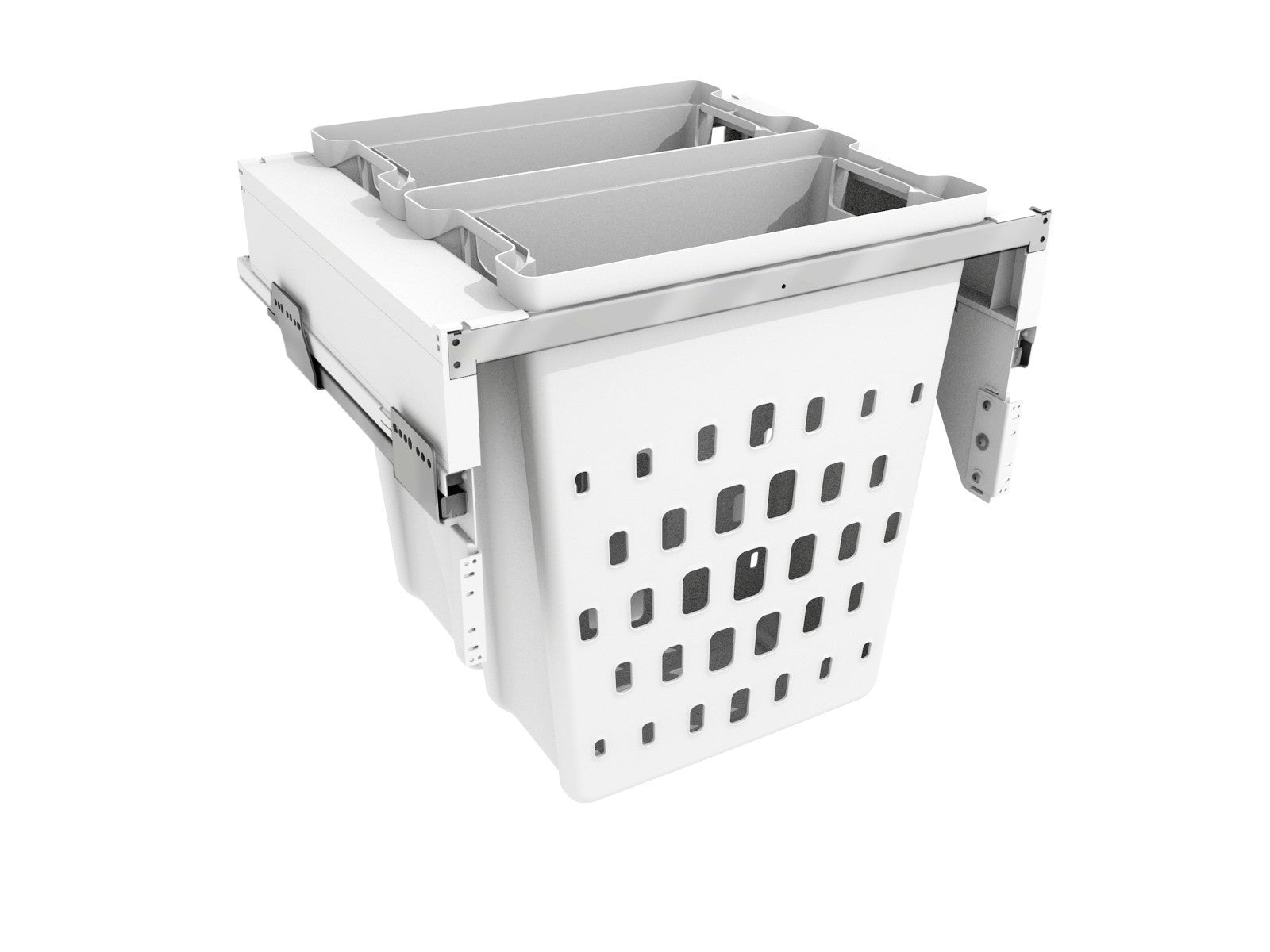 Gollinucci Linea 580 Plus 2-Compartment 80L Integrated Laundry bin: 600mm Door