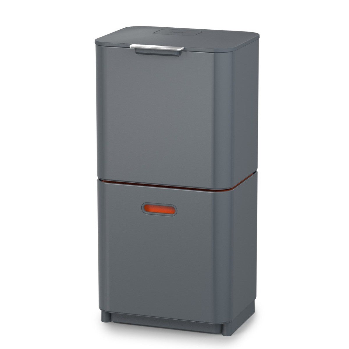 Joseph Joseph 3-Compartment Totem Max 60 Litre Kitchen Recycling Bin in graphite 30062