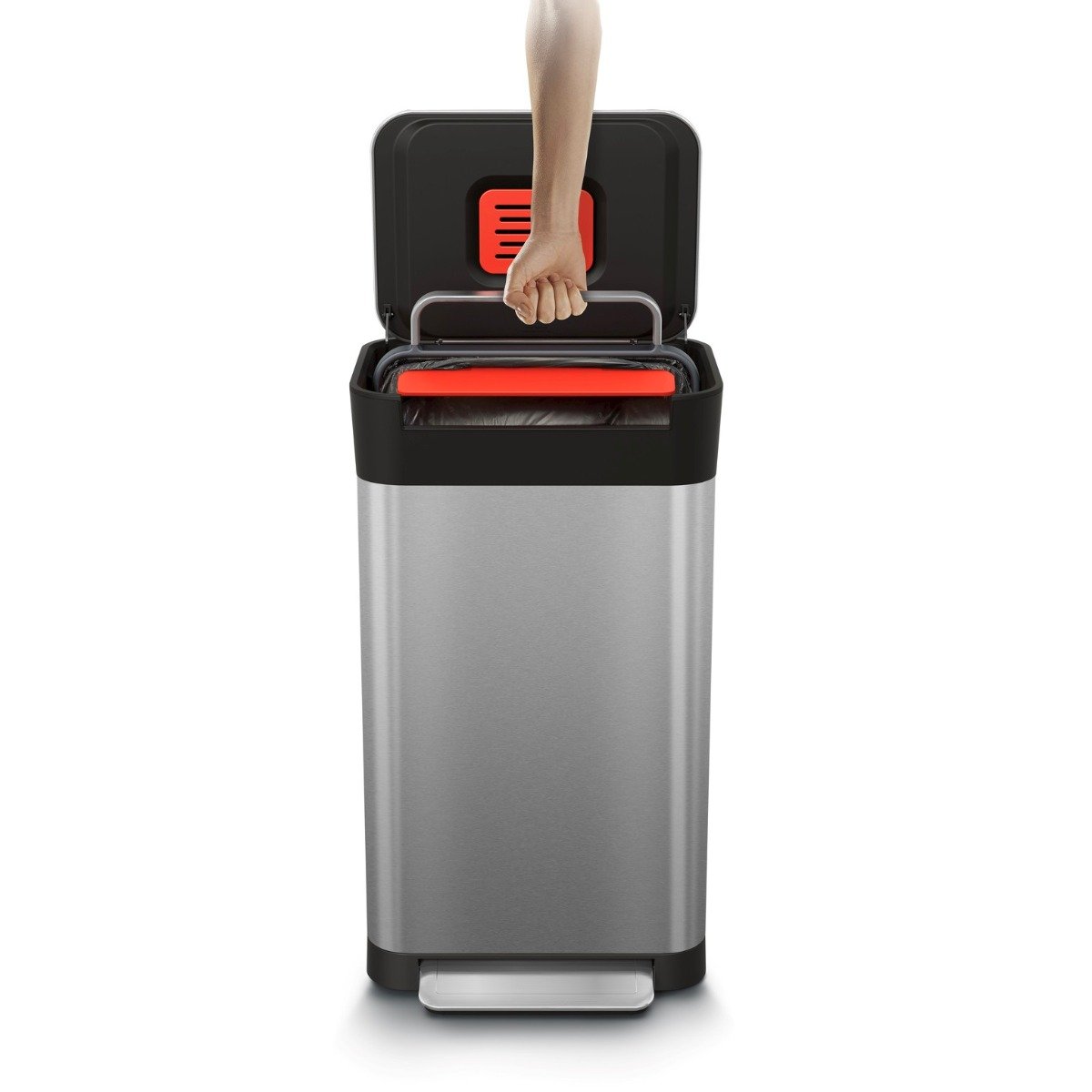 Joseph Joseph Titan Compactor Bin Stainless Steel Binopolis