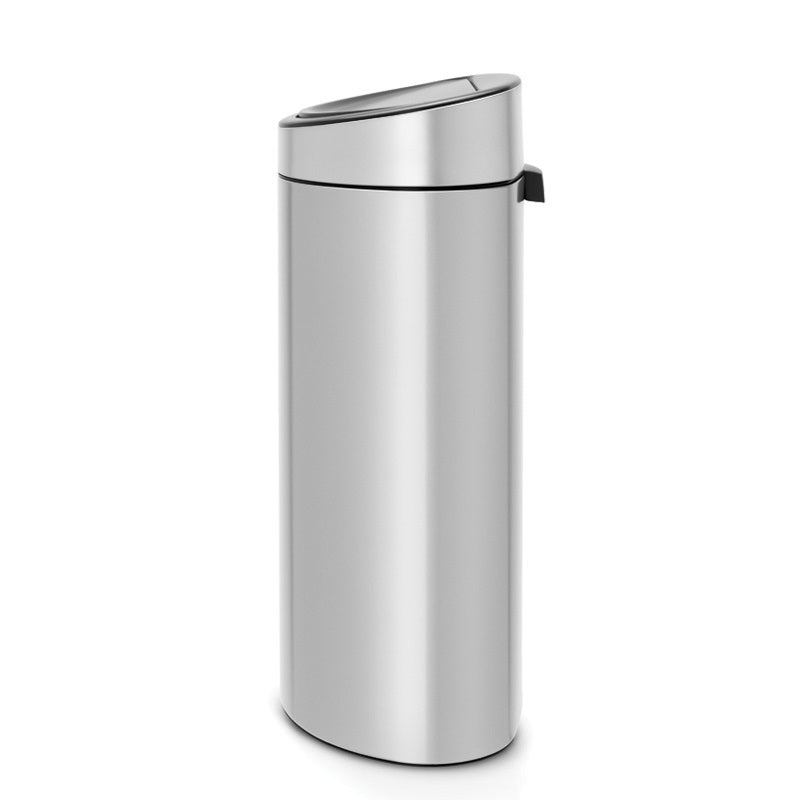 Brabantia Touch Single Compartment 40L Kitchen Bin - Metallic Grey