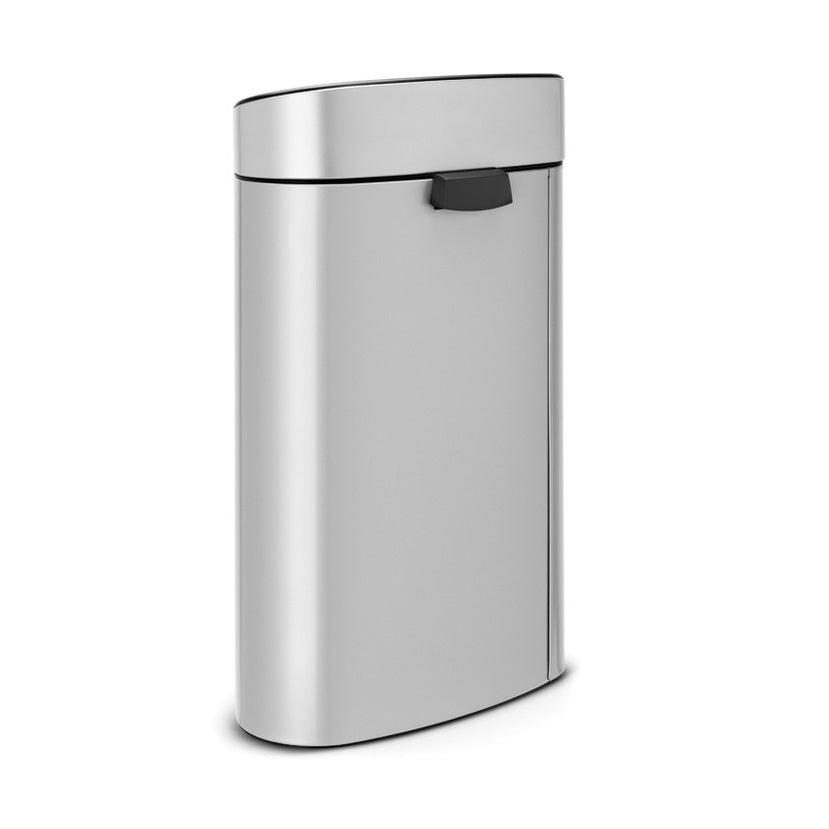 Brabantia Touch Single Compartment 40L Kitchen Bin - Metallic Grey