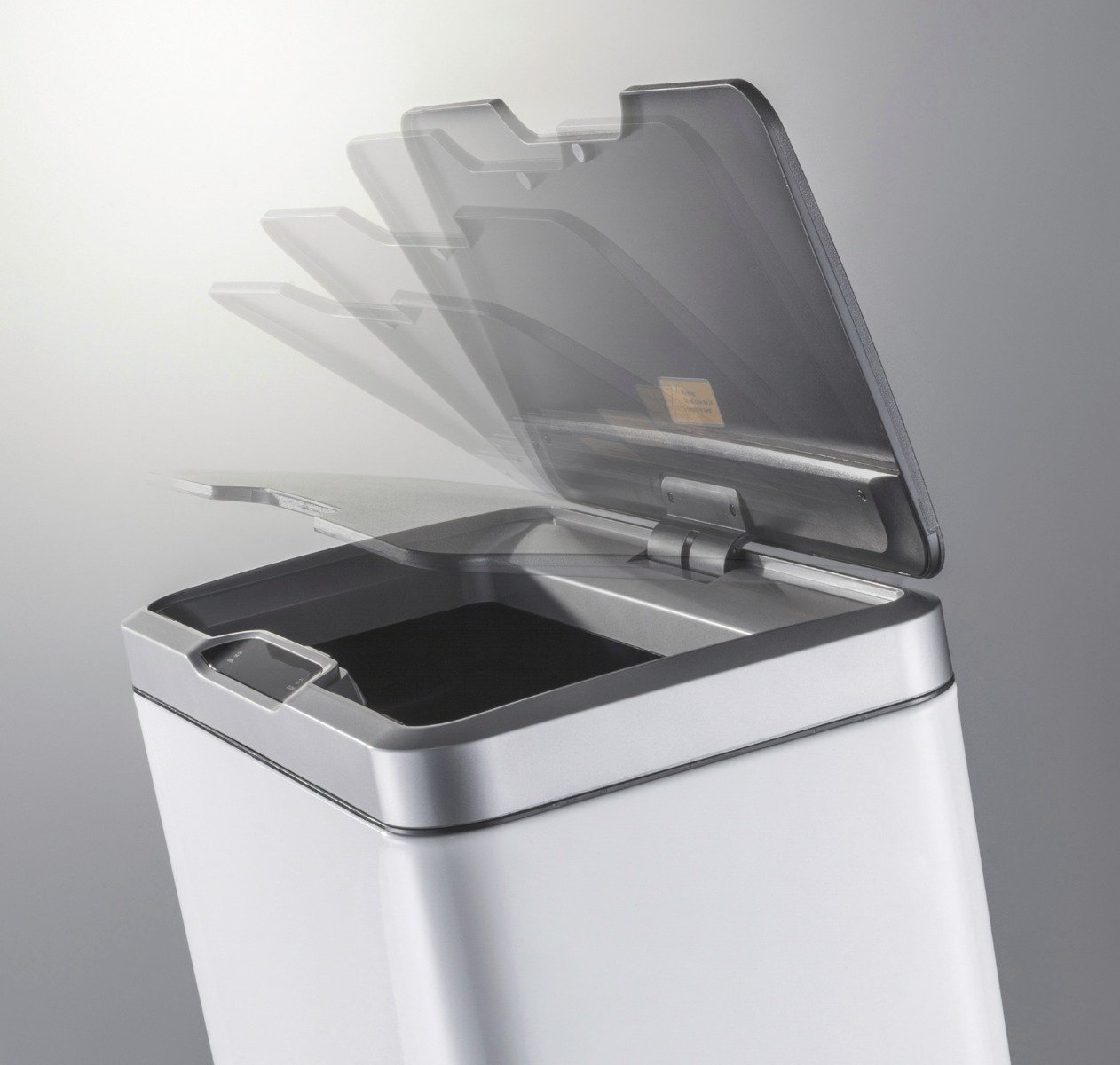 Wesco i-Master Sensor 2-Compartment 40L Recycling Bin: Matt Graphite